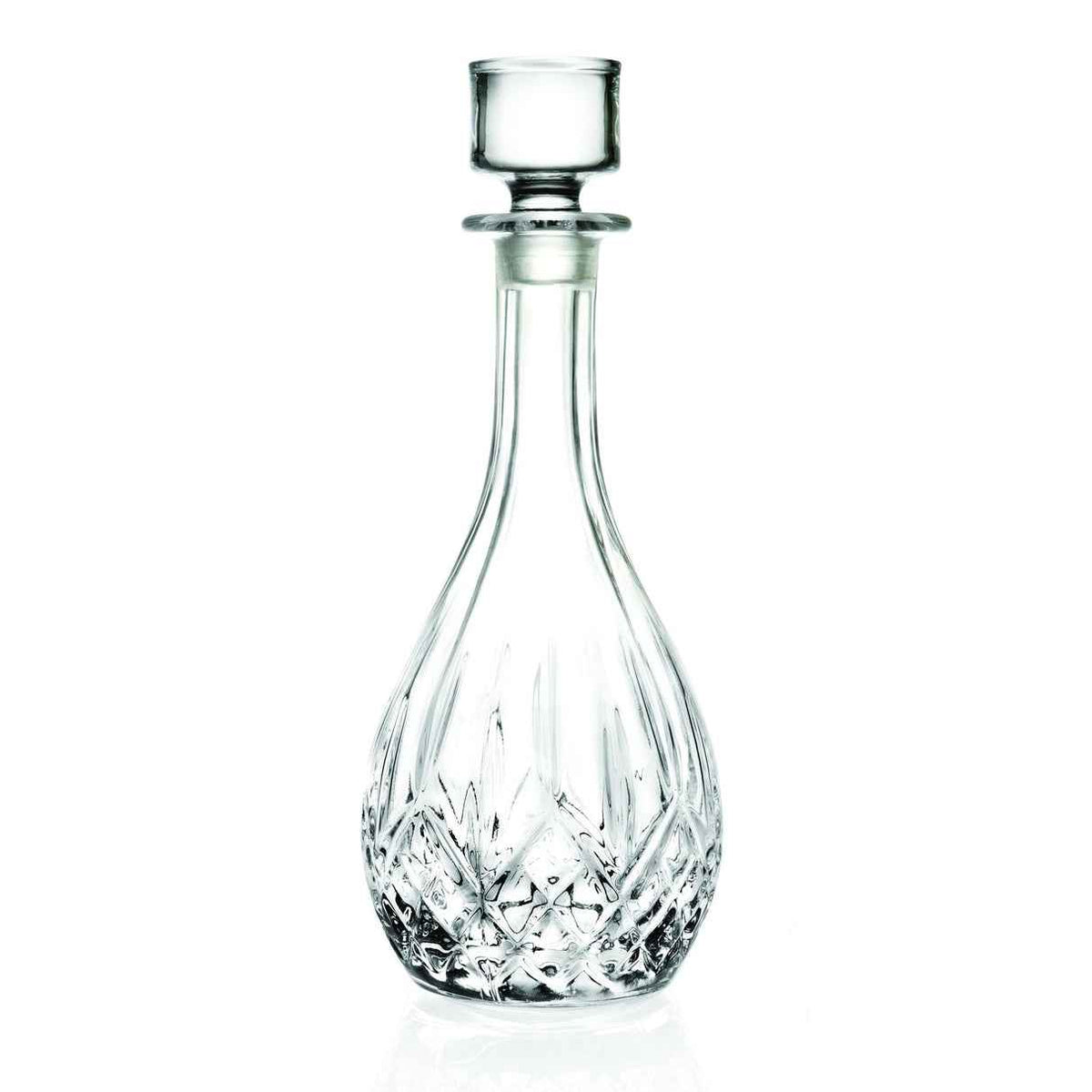 RCR Opera Crystal Glass Whiskey Decanter Bottle Round, 900ml