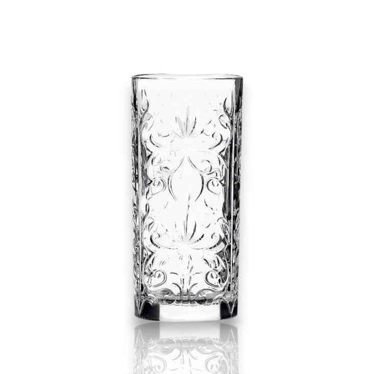 RCR Tattoo Highball Tumbler Glass, 368ml, Set of 6