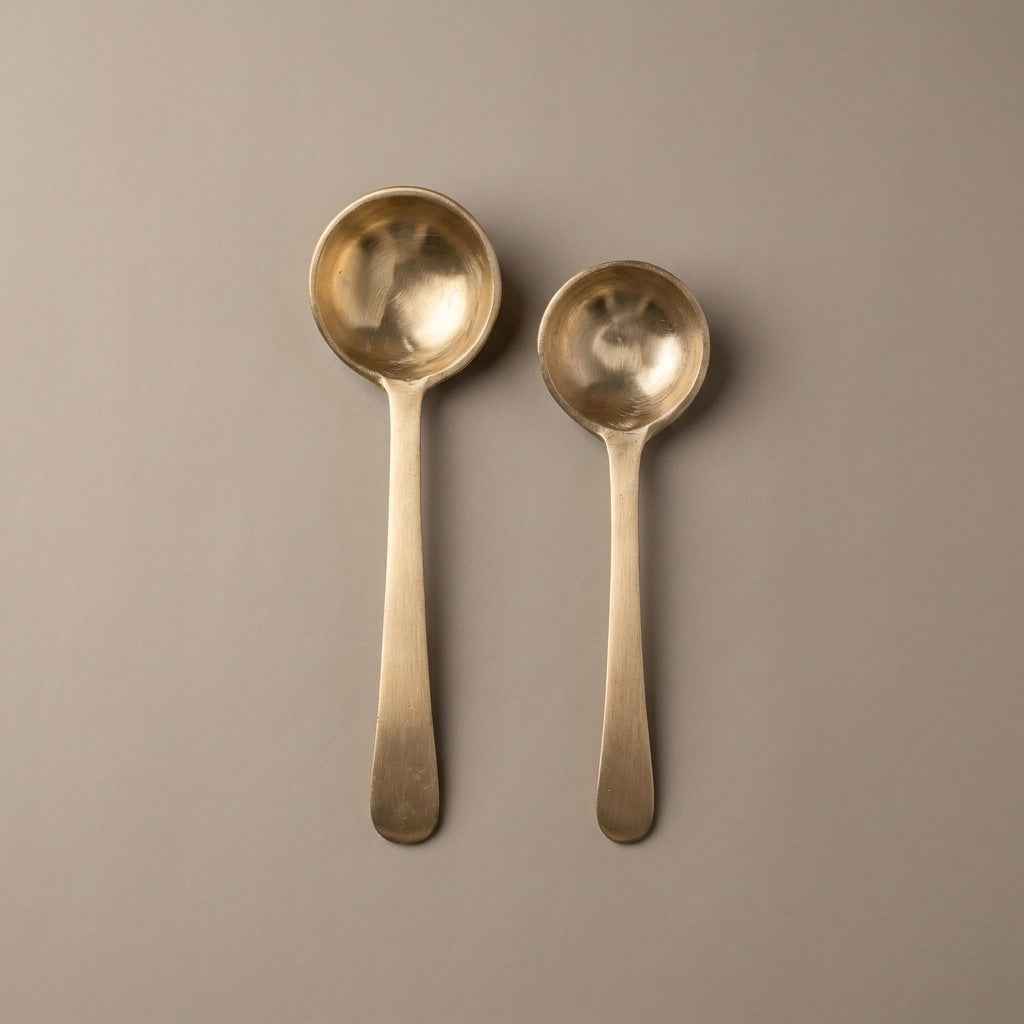 Pure Kansa Serving Spoon Ruby, Ladle Small