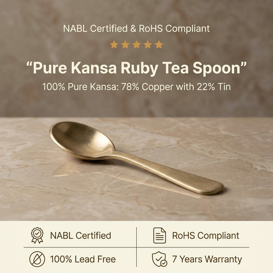 Pure Kansa Ruby Tea Spoon banner