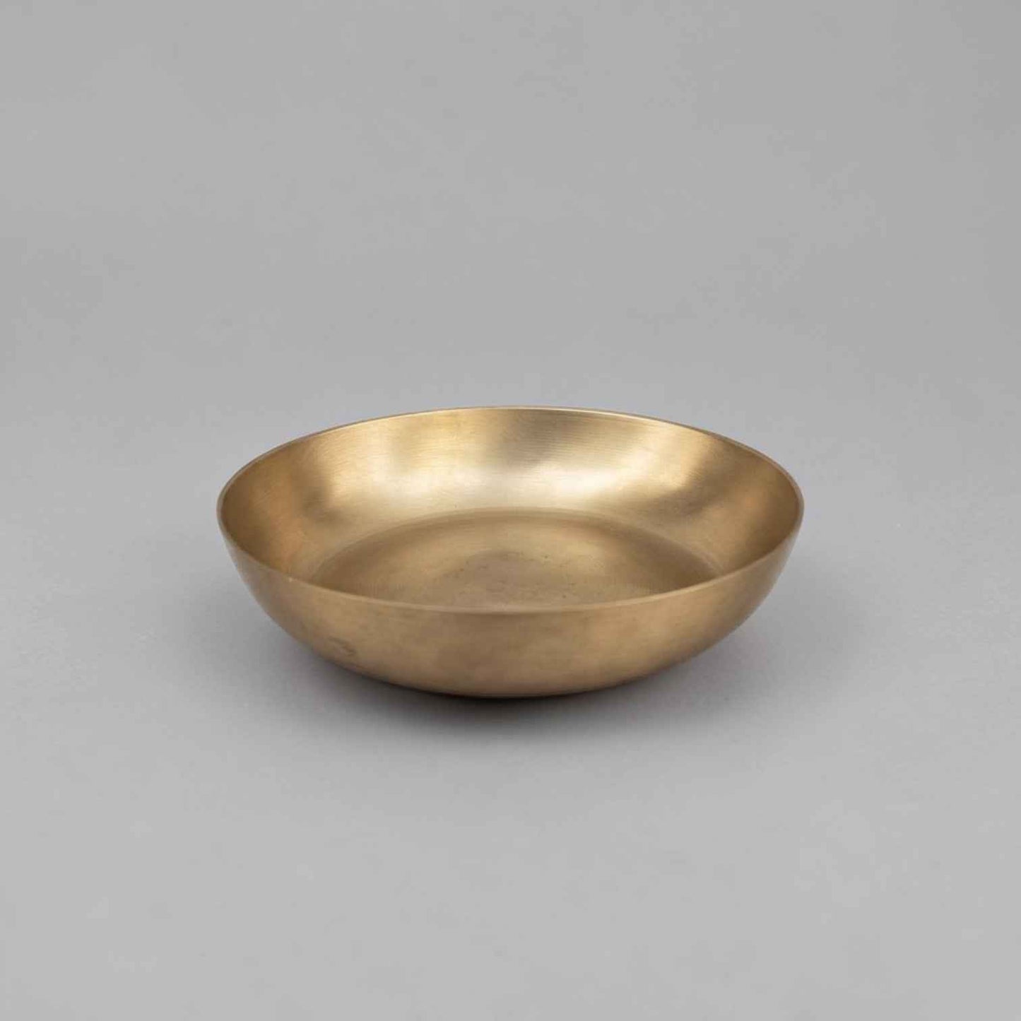 Pure Kansa Curve Deep Halva Plate, Matte finish, 300ml