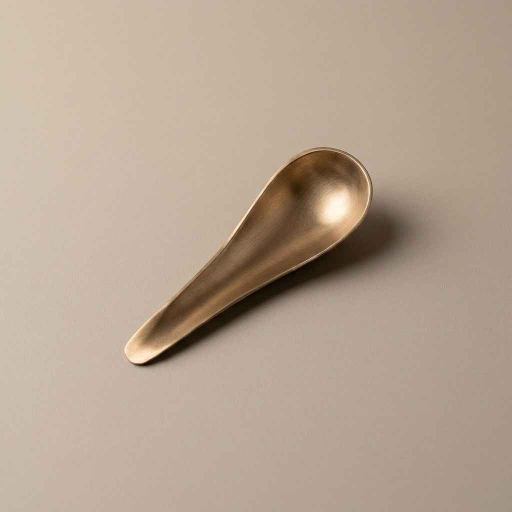 Pure Kansa Deep Soup Spoon, Matte Finished