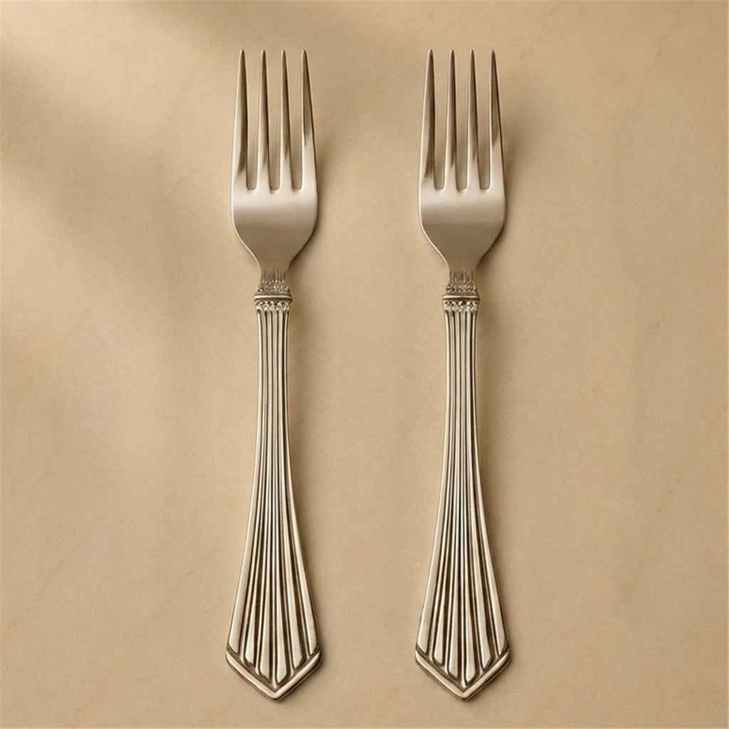 Kishco Cutlery Symphony Stainless Steel Table Fork, Set of 2