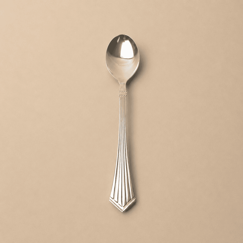 Kishco Cutlery Symphony Stainless Serving Spoon, Round, Large