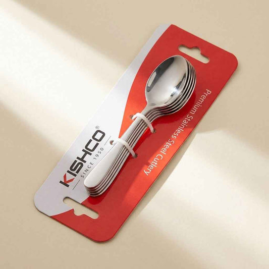 Kishco Cutlery Windsor Stainless Steel Tea Spoon, Set of 6
