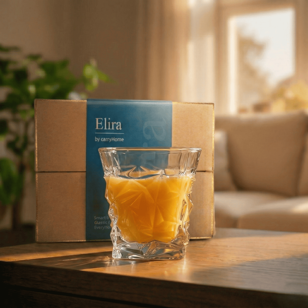 Elira Lucent Premium glasses, Set of 6, 300ml
