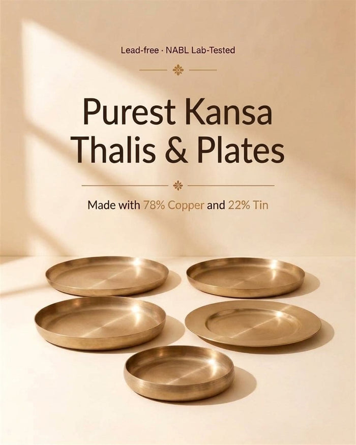 Kansa thalis and plates