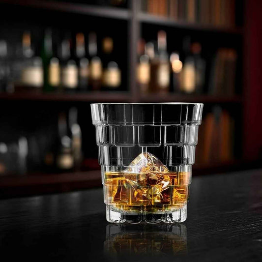 RCR Stack DOF Crystal Whiskey Glasses, 320ml, Set of 6