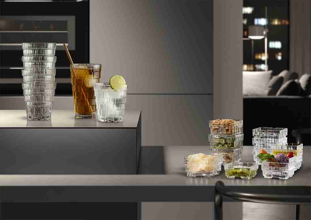 RCR Stack collection crystal glasses