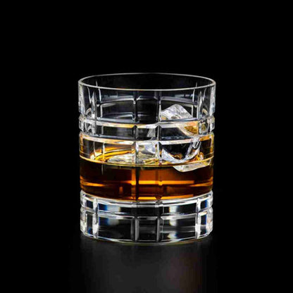 RCR Any DOF crystal glasses - whiskey on black
