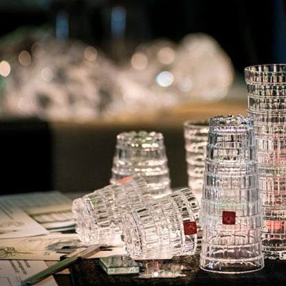 RCR Stack DOF crystal glasses - stacked glasses