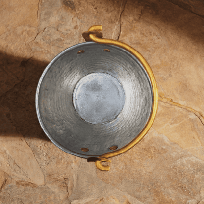 Tamira Pure Brass Serving Bucket, Balti, 400ml