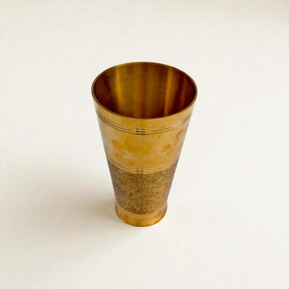 The Ice Etched Brass Glass, Pitcher for Serving, 900ml