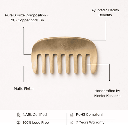 Pure Kansa Massager Comb