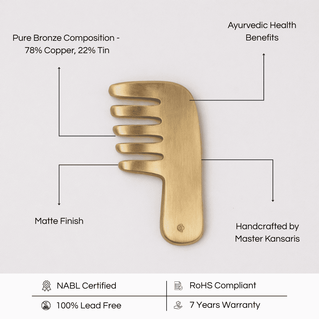 Pure Kansa Hair Comb