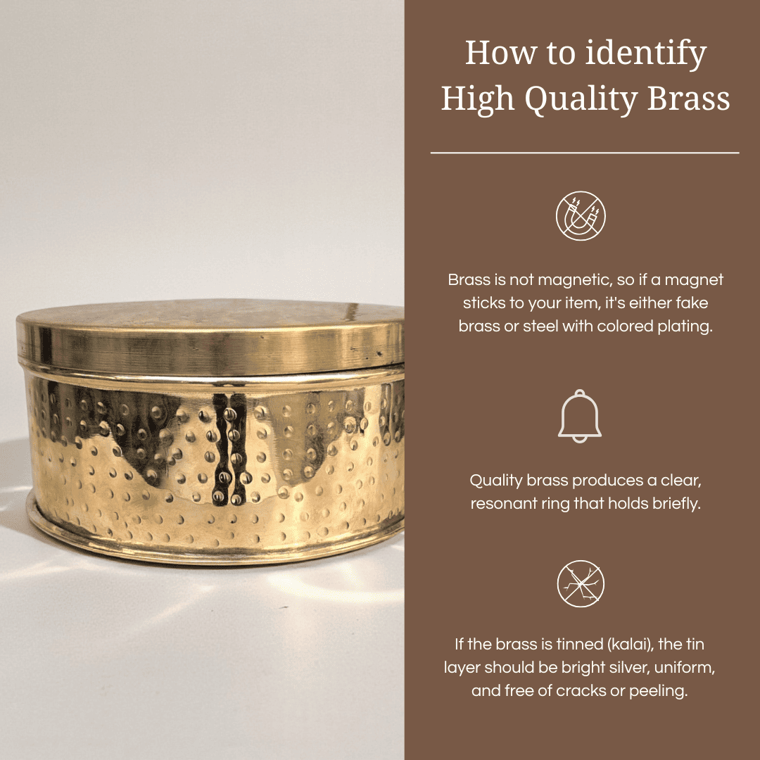 Tamira Pure Brass Roti Pot