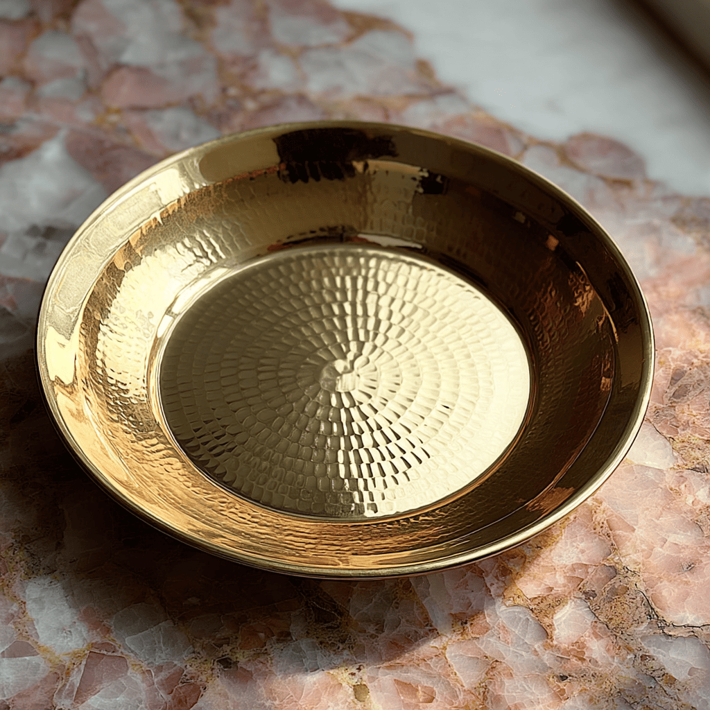 Tamira Pure Brass Paraat. Large