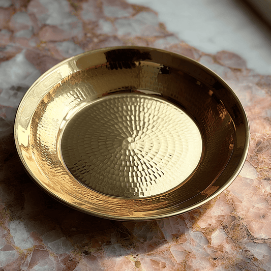 Tamira Pure Brass Paraat. Large