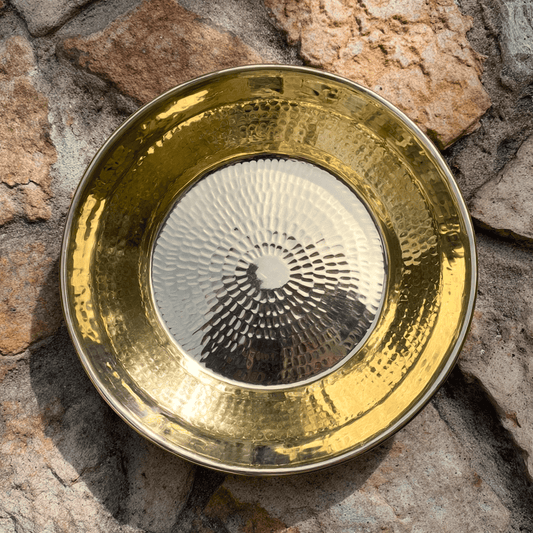 Tamira Pure Brass Paraat. Large