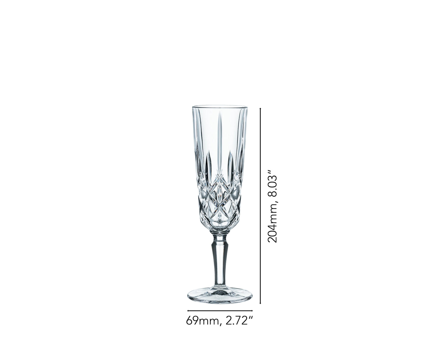 Nachtmann Noblesse Champagne Glasses, 150ml, Set of 6
