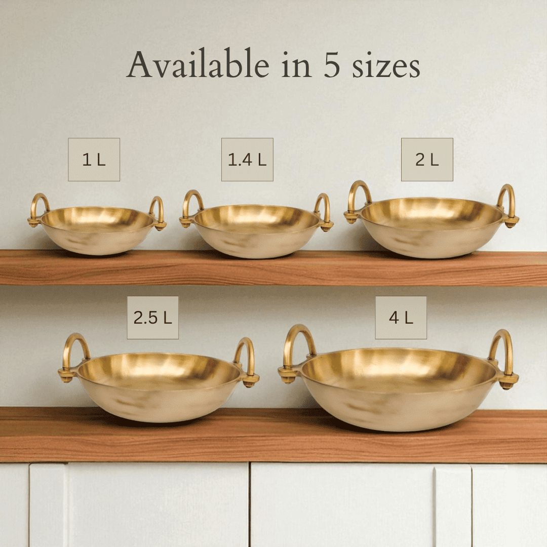 Ruby Kansa Kadai, Matte finish, 4 litre