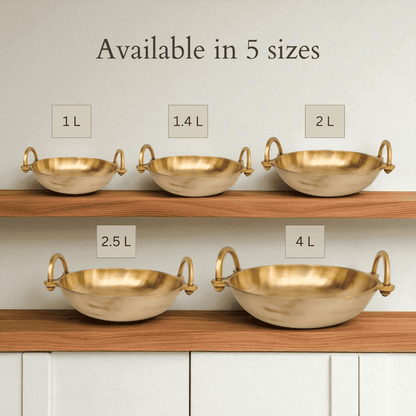 Ruby Kansa Kadai, Matte finish, 4 litre