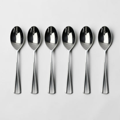 Kishco Cutlery Milan Stainless Steel Baby Spoon, Set of 6