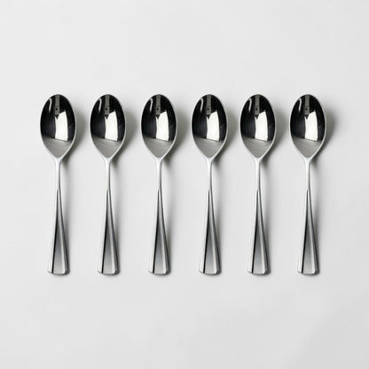 Kishco Cutlery Milan Stainless Steel Coffee Spoon, Set of 6
