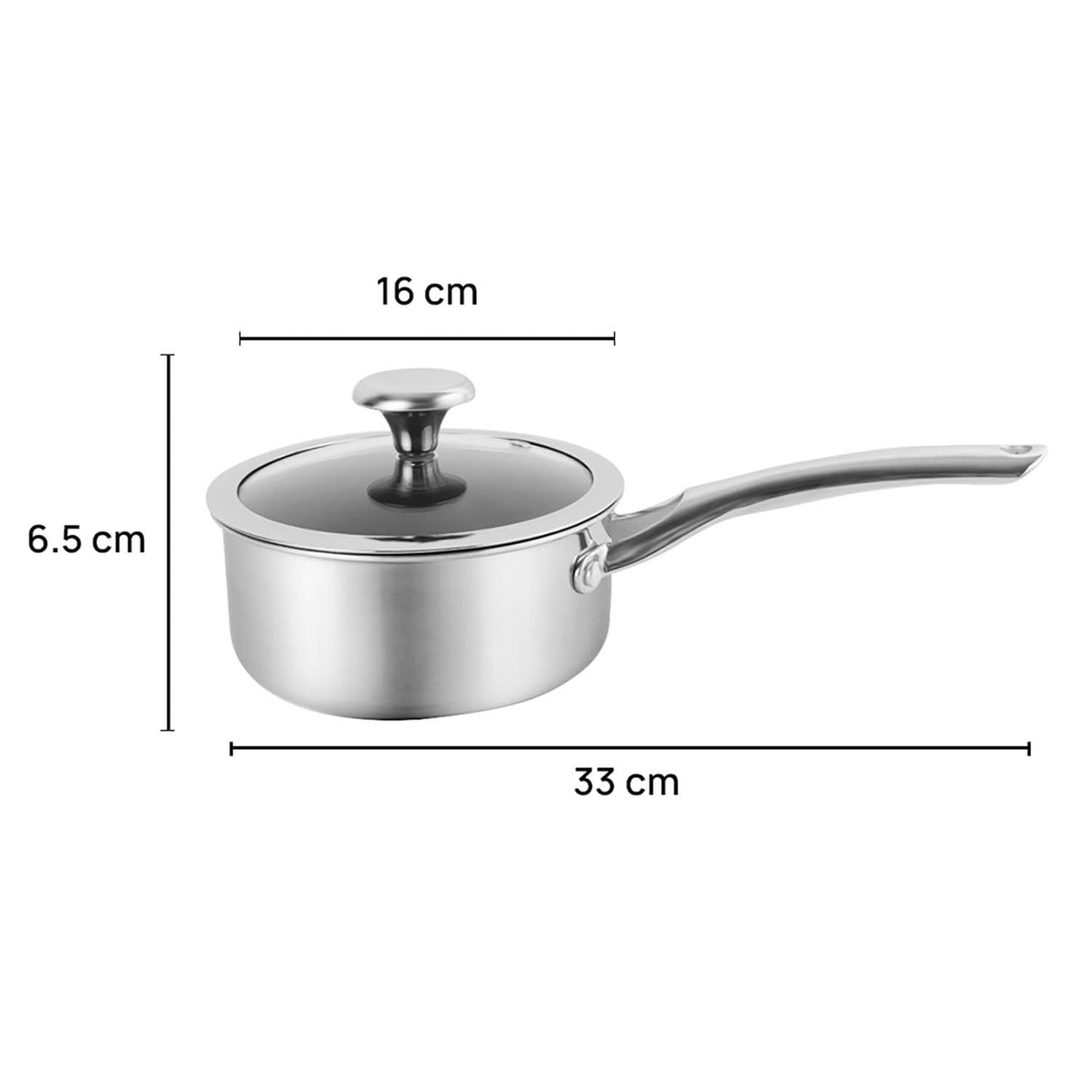 Corelle Duranano Saucepan 16cm dimensions banner