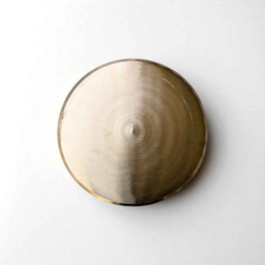 Curve Kansa Thali, Bronze Matte Finish, 12 inch, 28cm (Copy)