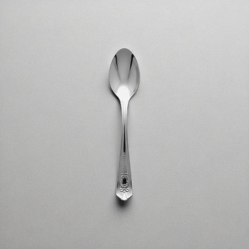 Set of 6 Kishco stainless steel baby spoons from the Festival collection