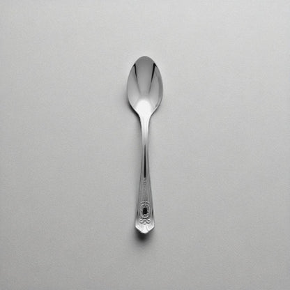 Set of 6 Kishco stainless steel baby spoons from the Festival collection
