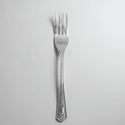 Set of 6 Kishco stainless steel dinner forks from the Festival collection