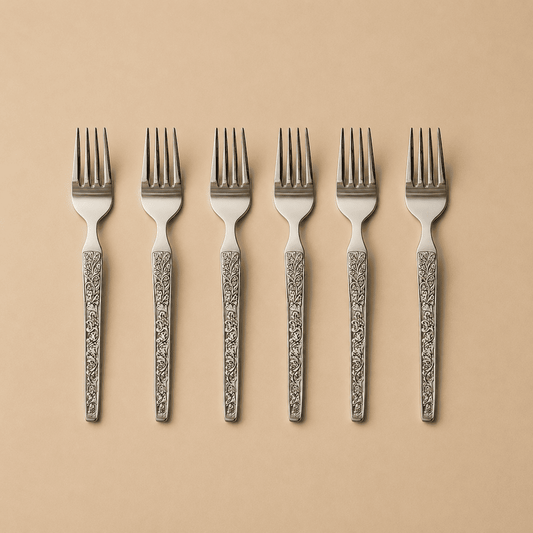 Kishco Cutlery Parma Stainless Steel Baby Fork, Set of 6