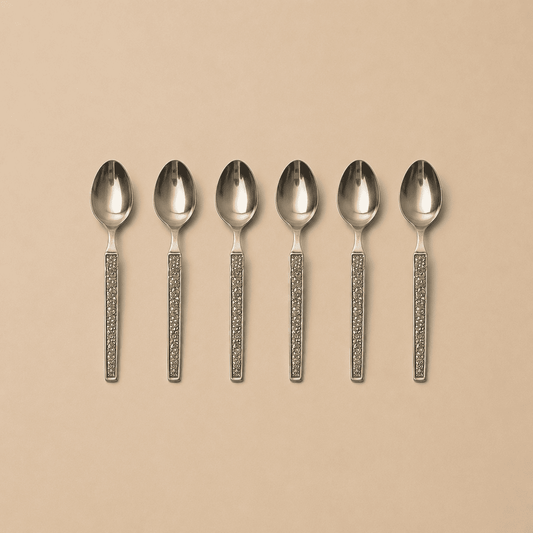 Kishco Cutlery Parma Stainless Steel Coffee Spoon, Set of 6