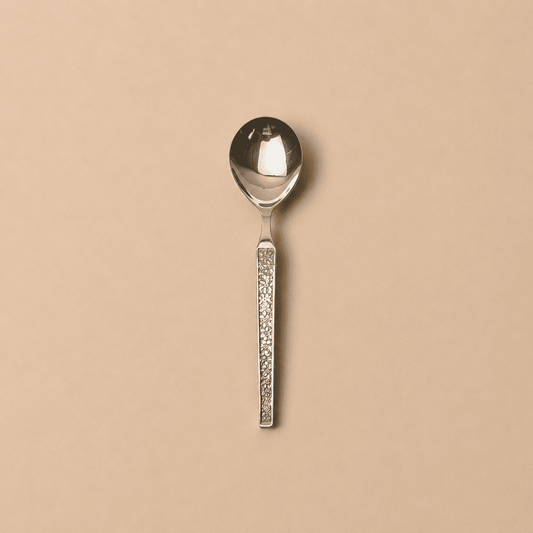 Kishco Cutlery Parma Stainless Steel Serving Spoon, Round, Small