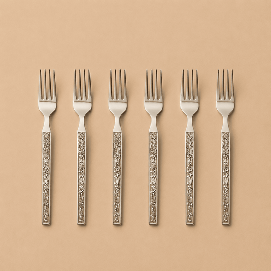 Kishco Cutlery Parma Stainless Steel Baby Fork, Set of 6