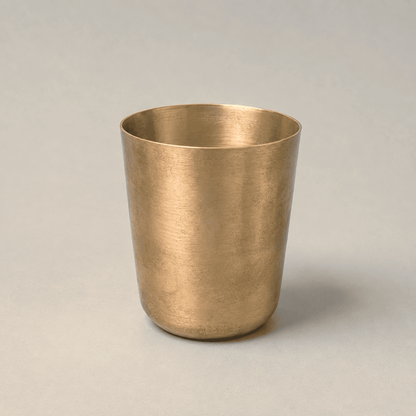 Kothi Slim Kansa Glass, Matte finish, 250ml