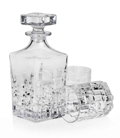 RCR Etna 7 pcs Whiskey Set with 1 Decanter & 6 glasses