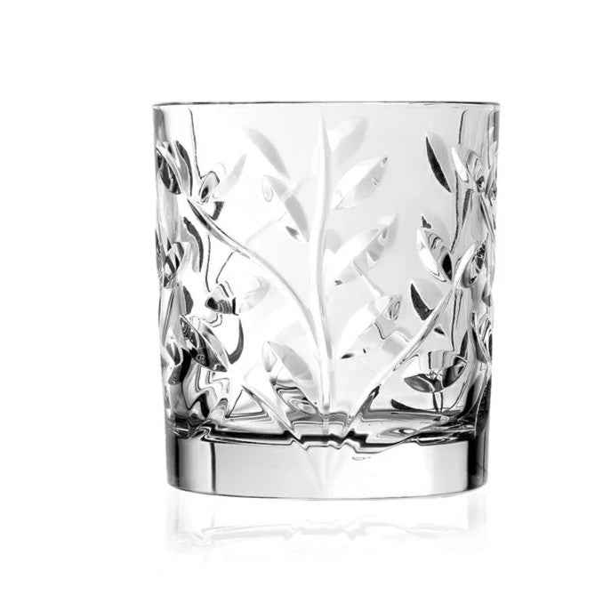 RCR Laurus DOF Crystal Whiskey Glasses, 270ml, Set of 6