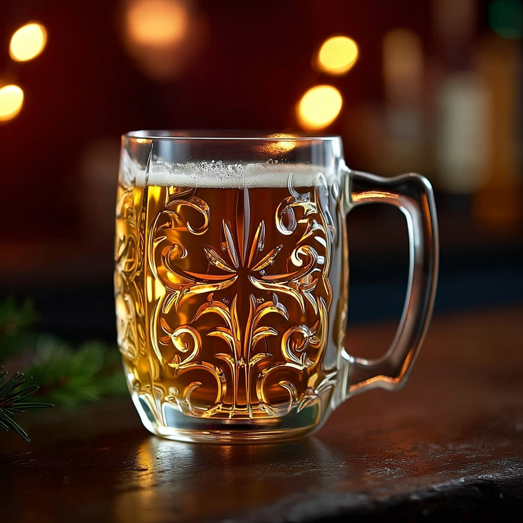 RCR Tattoo Mule Beer Mug, 430ml, Set of 4 mugs