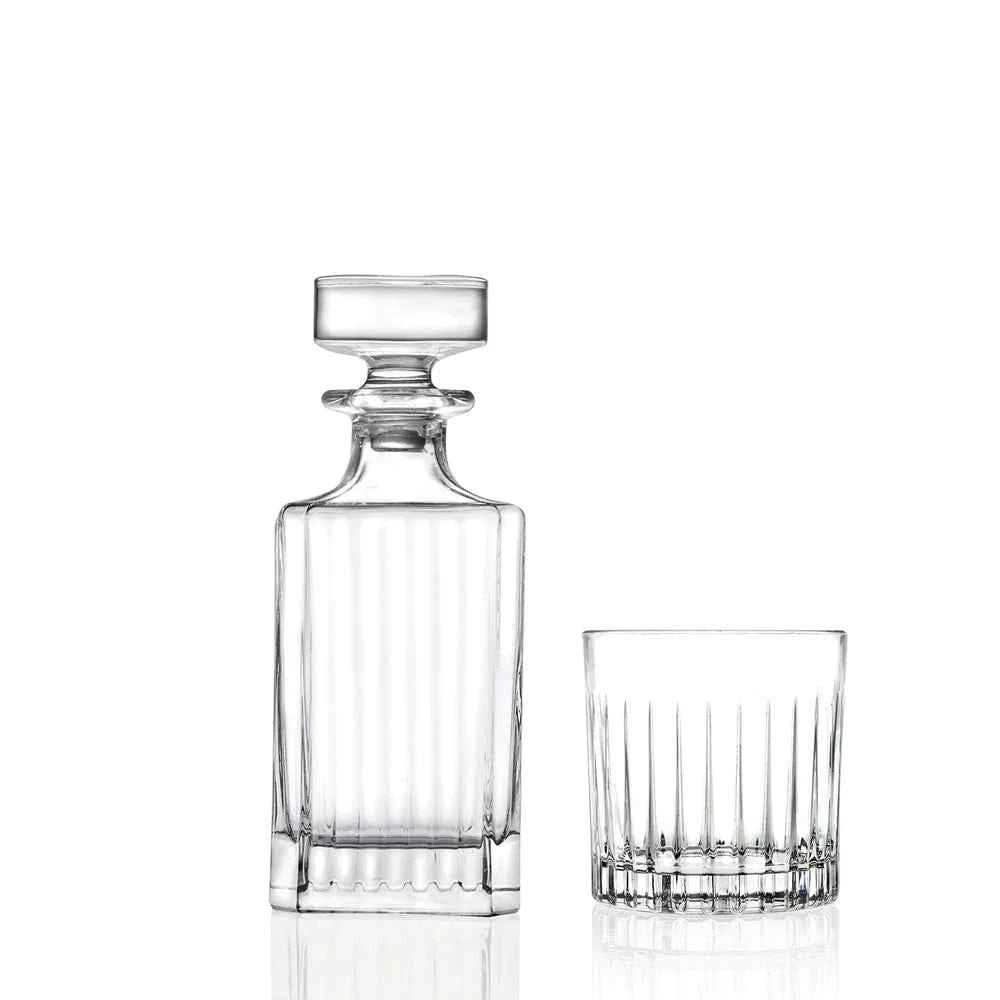 RCR Timeless 7 pcs Whiskey Set with 1 Decanter & 6 glasses