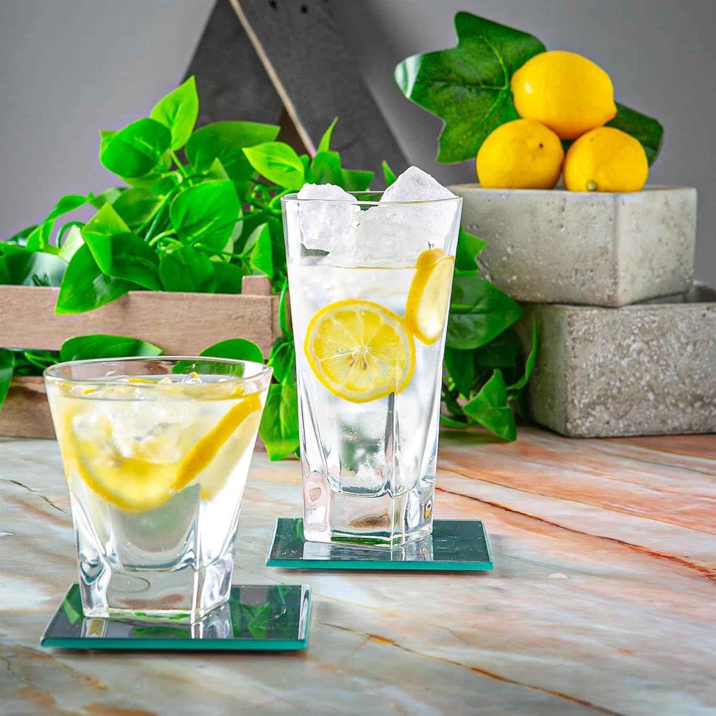 RCR Fusion DOF Crystal Whiskey Glasses, 270ml, Set of 6