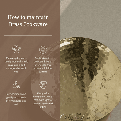 Tamira Pure Brass Roti Tawa