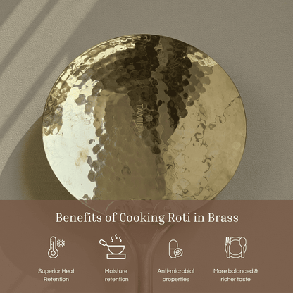 Tamira Pure Brass Roti Tawa