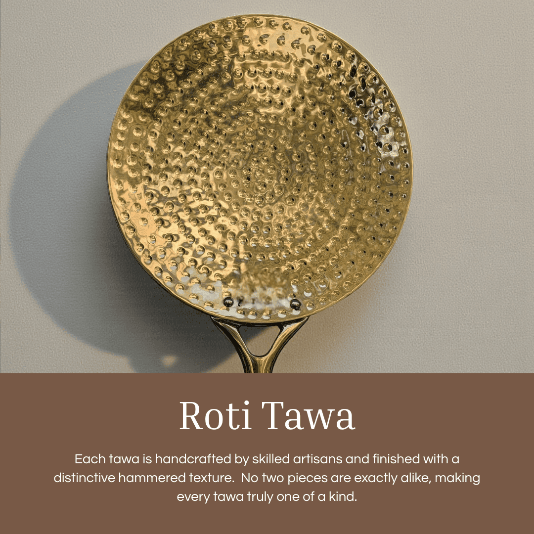 Tamira Pure Brass Roti Tawa