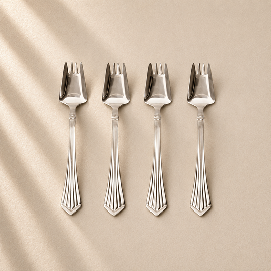 Kishco Cutlery Symphony Stainless Steel Spork, Set of 4