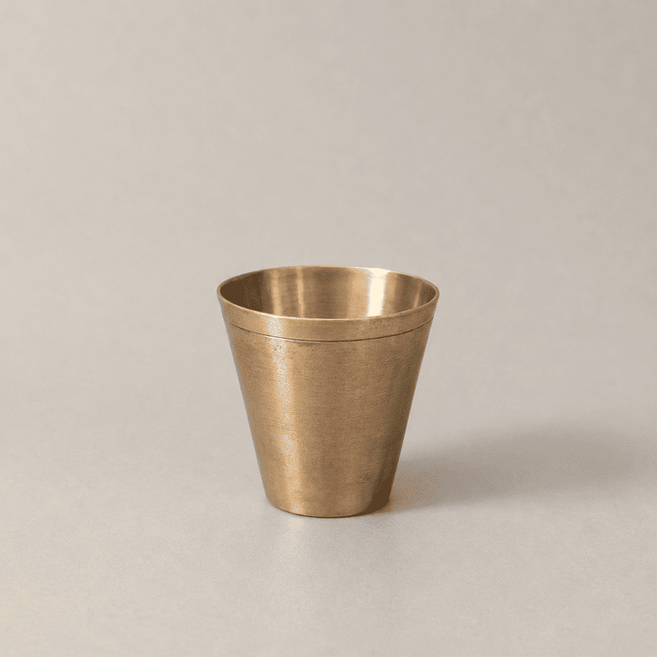 Pure Kansa Tea Glass, Matte finish, 100ml