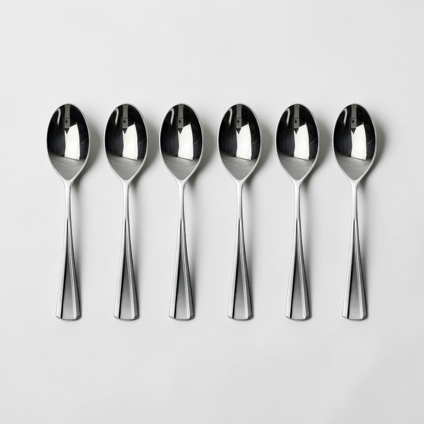 Kishco Cutlery Milan Stainless Steel Tea Spoon, Set of 6