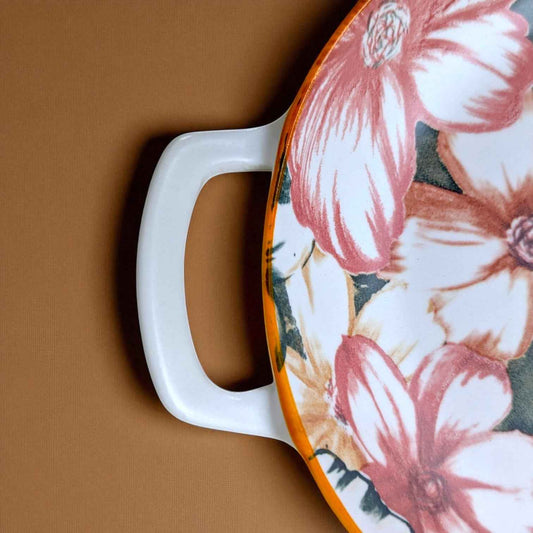 Sunshadow, Porcelain, Floral Pattern, Set of 2